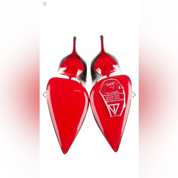 Christian Louboutin So Kate Black Leather Pumps Size 40 - Picture 8 of 14